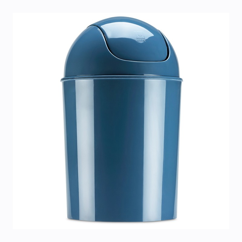 Umbra Blue Mini Waste Can 5L with Swing Lid, Mist,
