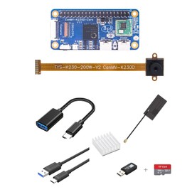 youyeetoo Banana Pi BPI-CanMV-K230D-Zero Single Board Computer, Canaan K230D RISC-V, 128MB LPDDR4, Dual Camera MIPI CSI, 40Pin GPIO, AIoT SBC, Motherboard (Standard Kit)