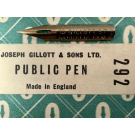 Joseph Gillott Vintage JOSEPH GILLOTT'S 292 Public Pen Flex Dip Nib Gillott