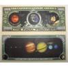 American Art Classics Pack of 5 - Solar System Million Dollar Bills