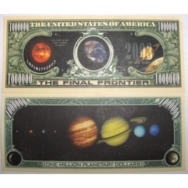 American Art Classics Pack of 5 - Solar System Million Dollar Bills