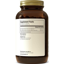 Heart & Soil Grass-Fed Bone Marrow & Liver Supplement - Desiccated Organ Supplements to Enhance Mood, Bone, Joint, Tissue, & Skin Health - 180 Capsules