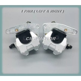 CMB NEW FRONT BRAKE CALIPER SET SUZUKI OZARK 250 LTF 250 LT-F250 2002-2012 WITH PADS