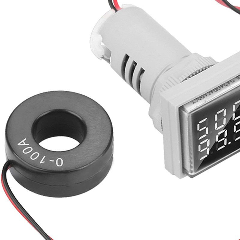 LED Digital Display AC Voltmeter Voltage Display 22 mm 0-100