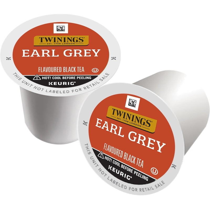 Twinings Earl Grey Black Tea K-Cup Pods for Keurig, 24