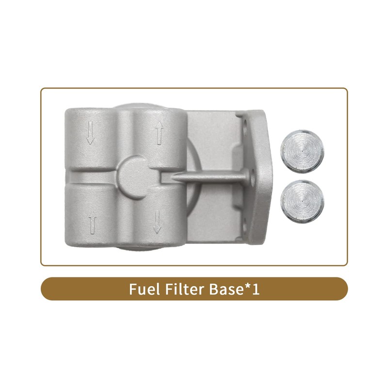 Vkinman 4770 24770 Diesel Fuel Filter Remote Mount Base, Fuel