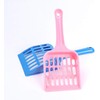 WLngtv Pink Cat Litter Scoop,Tray with Handle Compact Solid Color
