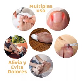 Universo en Linea 50 Parches Correctores Uñas Enterradas Uñeros Adhesivos F