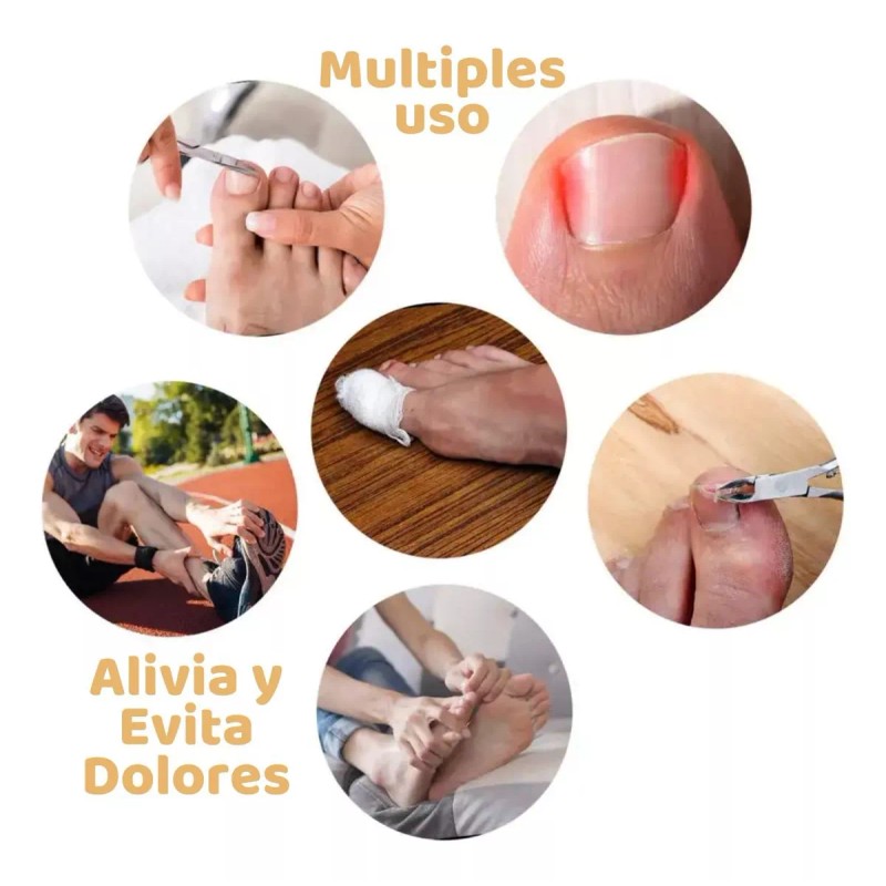 Universo en Linea 50 Parches Correctores Uñas Enterradas Uñeros Adhesivos
