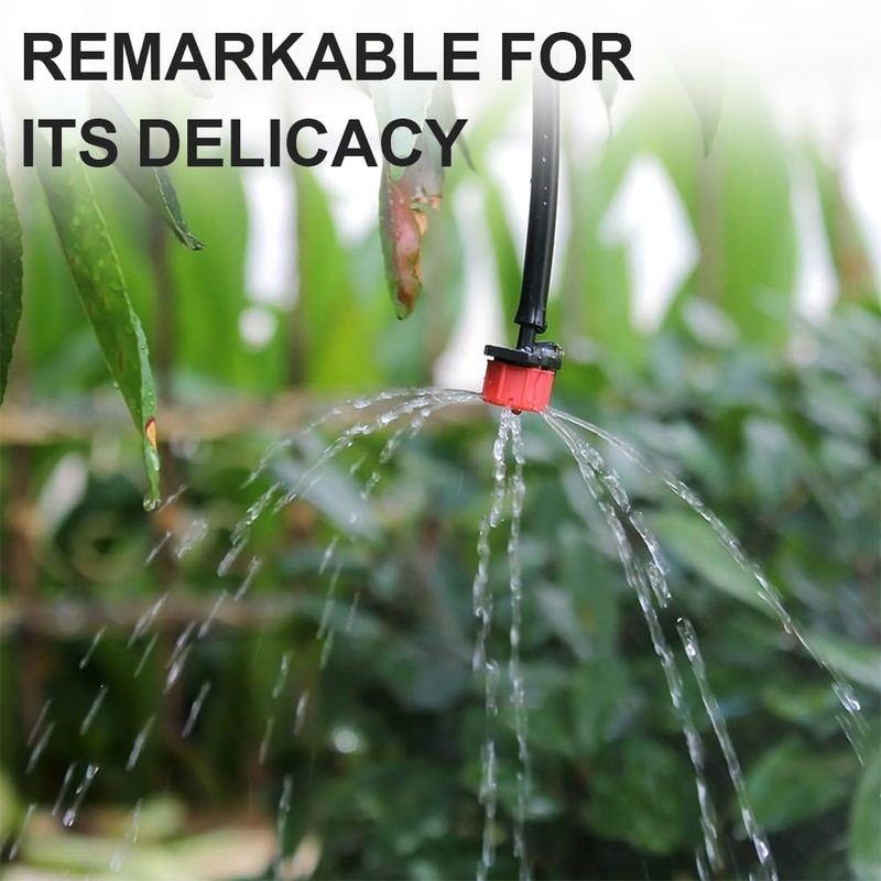 Tadipri 50 Adjustable Micro Drip Dripper Ground Anchor Garden Micro