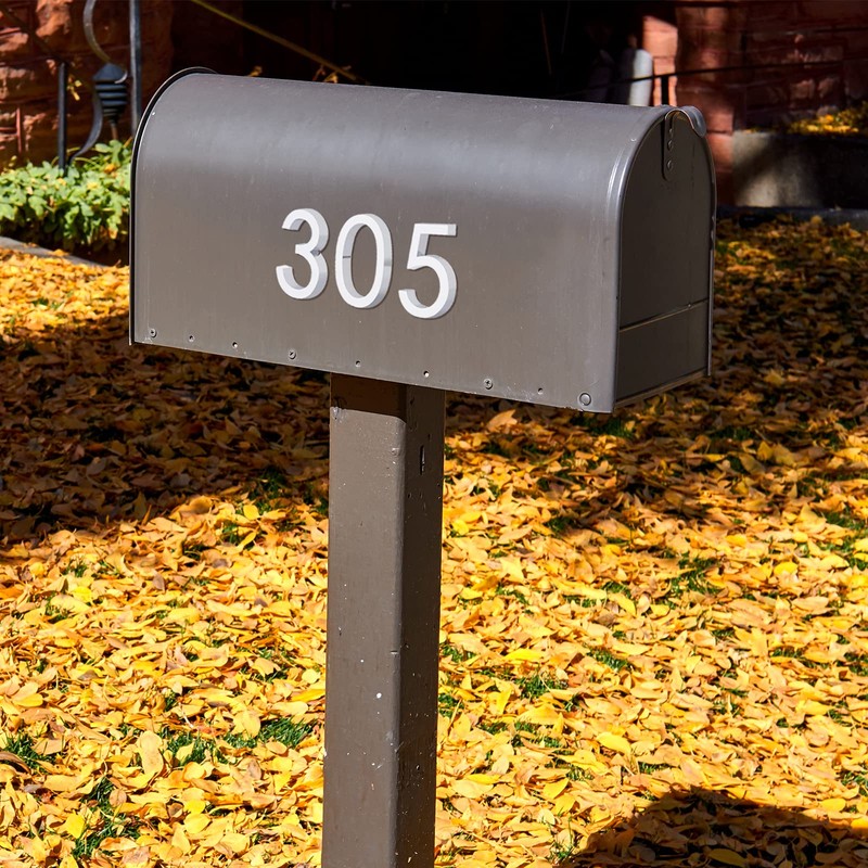 Self Adhesive Mailbox Numbers, Door Address Number Stickers for Office