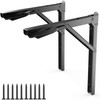 TORACK 24" Folding Shelf Brackets Heavy Duty Shelf Bracket Wall