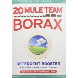 20 Mule Team Borax Natural Laundry Booster, 65 oz (Pack of 2)