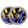 VOSIDUE 2Pc Super Thin 4.5" Porcelain Tile Saw Blade Diamond