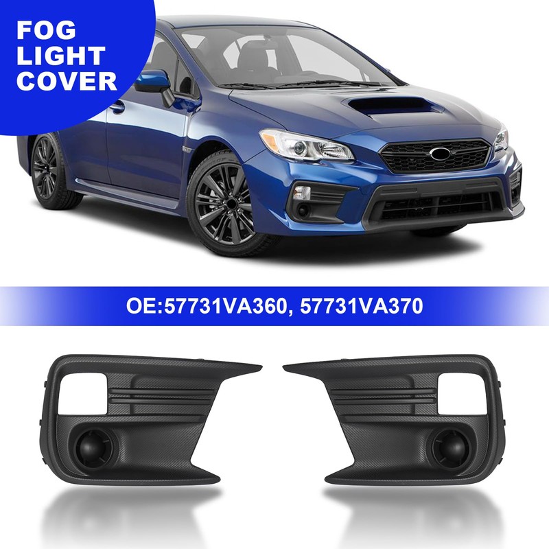 GearUp Fog Light Cover Driver and Passenger Side for WRX/WRX