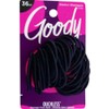 Goody Elástico para el cabello Negro, 36 unidades, Producto eficiente