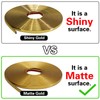 JSIWOTH 52.5 Ft Peel and Stick Trim, Matte Gold Molding