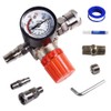 FBANG Air Compressor Pressure Regulator with Dial Indicator, 0-175 PSI