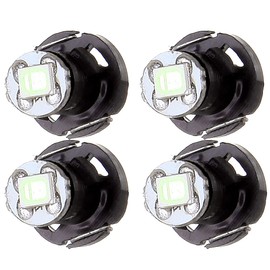 cciyu 4 Pack Ice Blue T4/T4.2 Neo Wedge 2835SMD LED Dash Bulbs Replacement fit For Jeep TJ For Cherokee Wrangler Liberty 1997-2007
