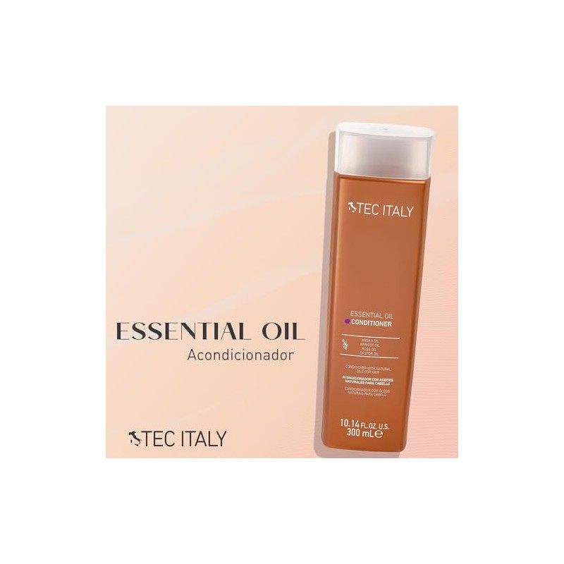 TEC ITALY Essential Oil Acondicionador 300 ml Tratamiento con Aceites