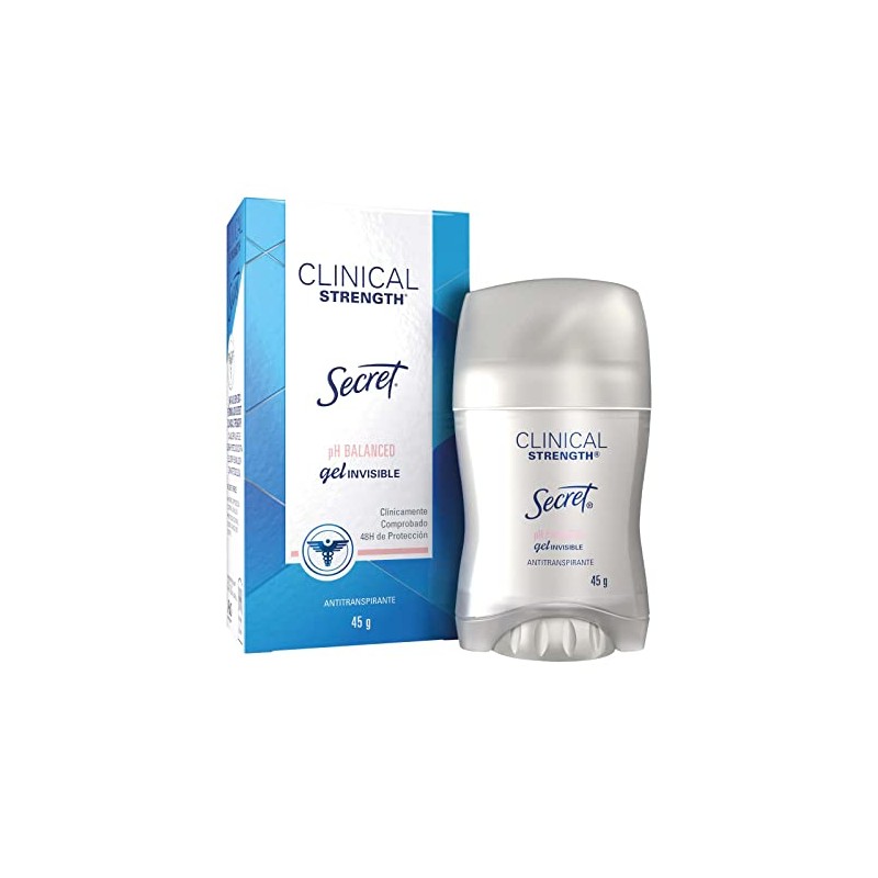 SECRET, Desodorante Mujer, Clinical Strength, Desodorante Clinical, Gel Invisible, PH
