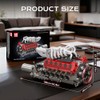 Mould King 10210 V12 Engine Model Kit that Works, Build