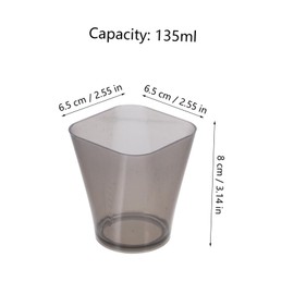 FOMIYES 2 Pcs Measure Cup Pink Cosmetic Containers Large Measuring Transparent Scale Cups Measuring Scale Cups Measurement Liquid Measuring Cups Measuring Pitcher Translucent Hair Dye Bowl