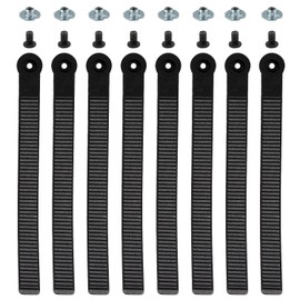 lasuroa 8 Pcs Snowboard Ankle Binding Straps, Snowboard Ladder Strap Ski Straps Parts for Bindings Snowboard Binding Straps Replacement for Snowboard