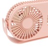Double Fan USB Charging Fast Heat Dissipation 360° Rotation Double
