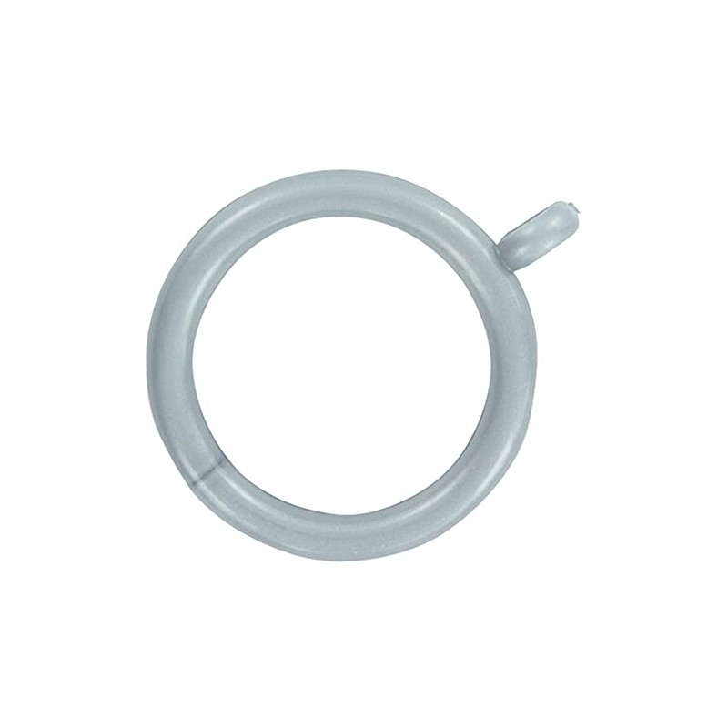 Merriway BH03272 (24 Pcs) Plastic Curtain Drapery Pole Rod Rings