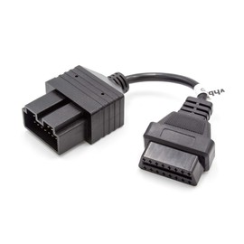 vhbw OBD2 - Adapterkabel 20Pin auf 16Pin für OBD-Diagnosegerät kompatibel mit ältere Kia Modelle - mit dem 20Pin-Anschluss