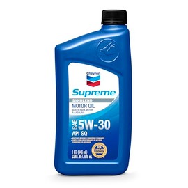 Chevron Supreme SAE 5W-30 Supreme Motor Oil - 1 Quart Bottle (83723)