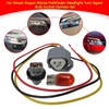 Headlight Turn Signal Bulb Socket Pigtail Harness Set for Lexus