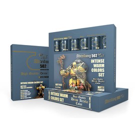 Abteilung 502 Acrylic Set ABT1163 Intense Warm Colours Set (6 x 20 ml Tubes)