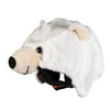 Hoxyheads Polarbär Polar Bear Ski Helmet Cover for Kids, Skier,