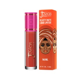 Juvia's Place Velvety Matte Liquid Lipstick Soil - Hydrating, Long-Wearing, Velvety Soft & Feather Light - Hyperpigmented Creamy Matte Lipstick for Women