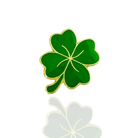 Lucky Clover Pin, Metal