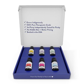 Aromatherapy Kits by Revive Essential Oils - 100% Pure Therapeutic Grade, Diffuser, Massage, Aromatherapy (Basics Kit)