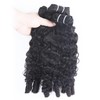 Burmese Curly Human Hair Bundles 3c4a Water Wave 20inch One