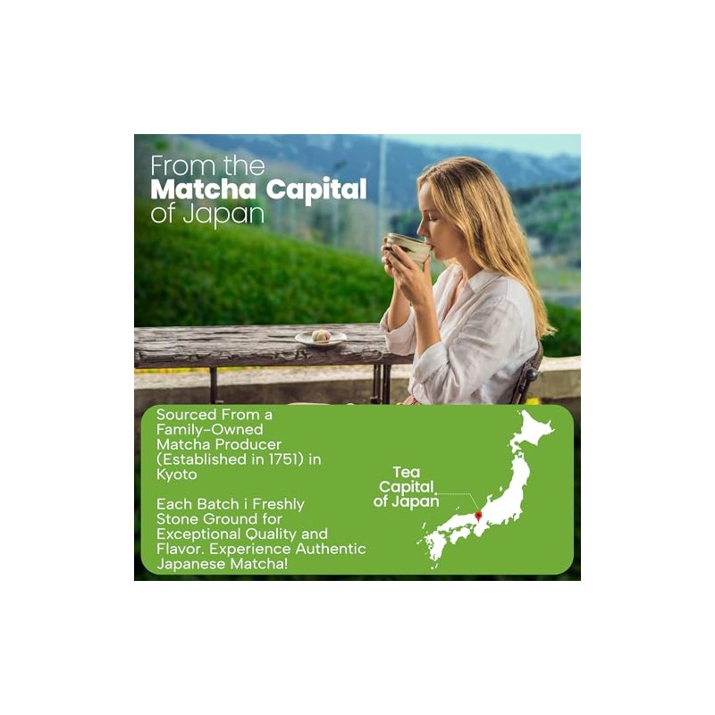 Eco Heed Matcha polvo de té verde grado ceremonia 40