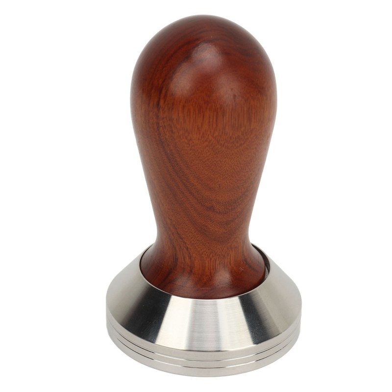 Coffee Tamper with Wooden Handle Detachable Comfortable Grip Easy To
