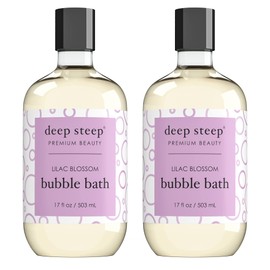 Deep Steep Bubble Bath, 17 Ounce (Pack of 2) (Lilac Blossom)