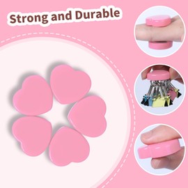 DUJEQM Magnets for Magnetic Board Fridge Magnets, Pack of 30 Magnetic Magnets Strong Magnets Fridge Mini Magnets Small Whiteboard Magnets Heart Magnets for Blackboard School Magnetic Wall Notice Board