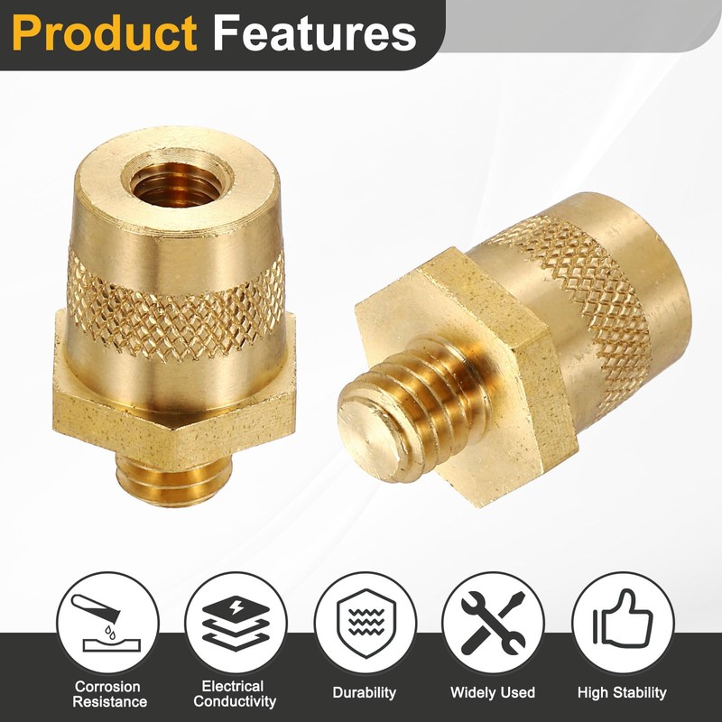 MECCANIXITY M8 x 3/8 Inch Battery Terminal Charging Posts Positive