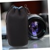OSALADI 4pcs Neoprene Lens Pouch Camera Lens Bag for DSLR