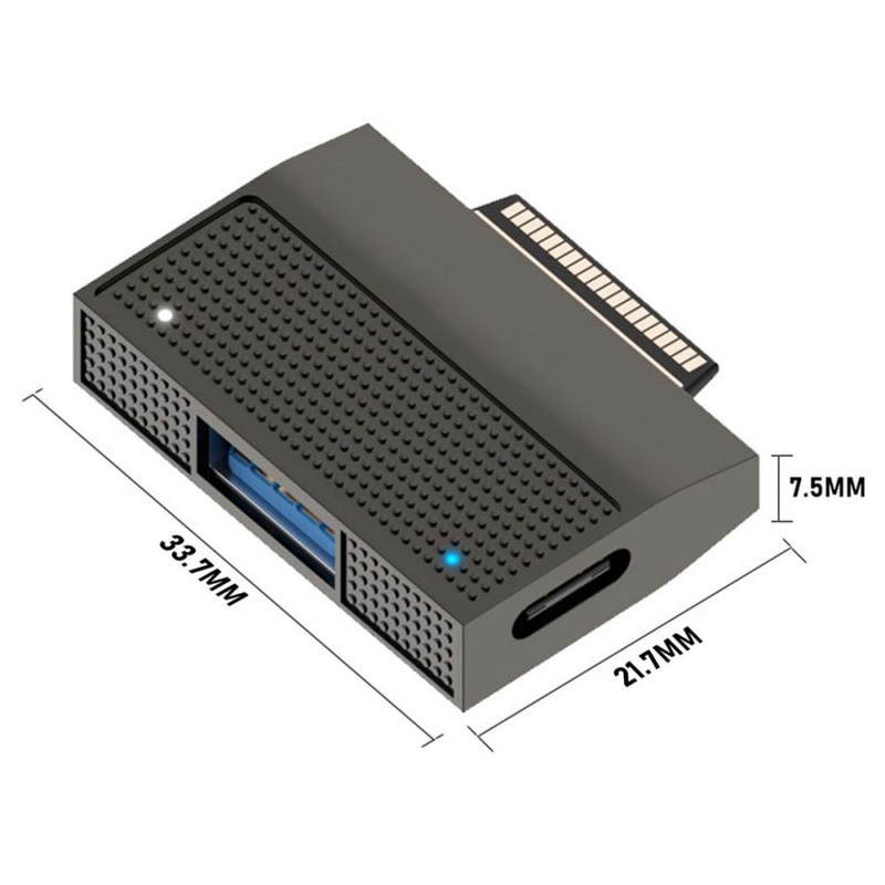 CY Adapter Magnetic to USB3.1 Type-A & 15V Type-C USB-C