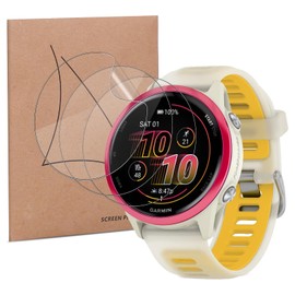 3 Pack Screen Protector for Garmin Forerunner 570 42mm, GEJEFA Flexible TPU Full Coverage 3D Curved Screen Film for Garmin Forerunner 570 42mm