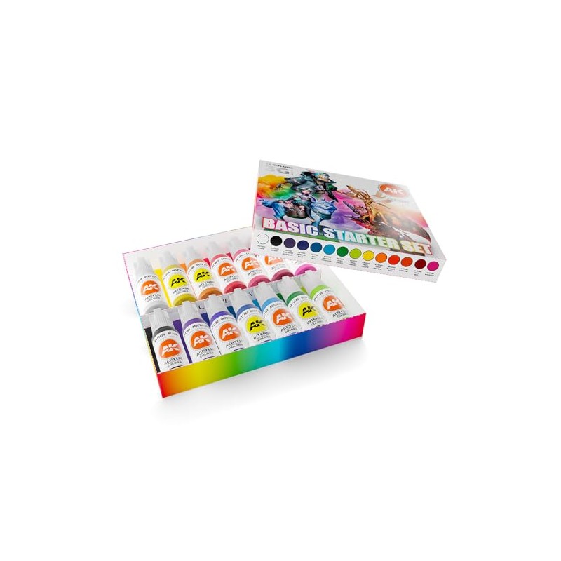 AK Interactive 3 Gen Jose Davinci Basic Starter Set, 17