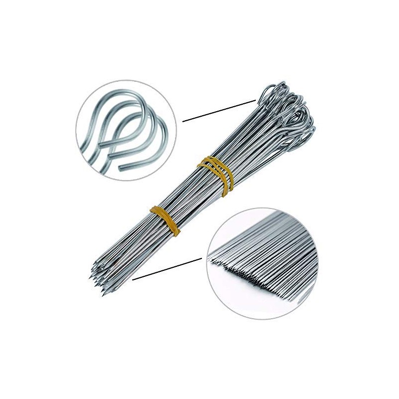 UCEC 50x Kebab Skewers, Skewers for Grilling, Metal Kebab Sticks,