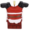Tree Buddees Santa Stuck in The Chimney Cute Christmas Ornament